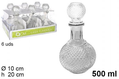 [8435509105093] BOTTIGLIE VETRO PER LIQUORE MAYTE 500ML