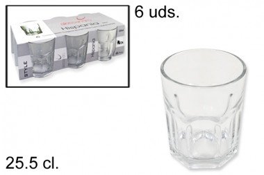 [8435509108346] PACK 6 BICCHIERI ACQUA 255ML