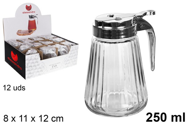 [8435509110141] DOSATORE DI MIELIE IN VETRO EVA 250ML