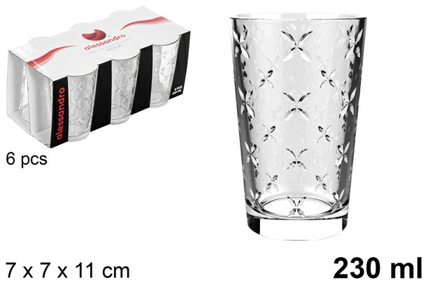 [8435509116884] BICCHIERE SICILIA 230ML - 6PZ