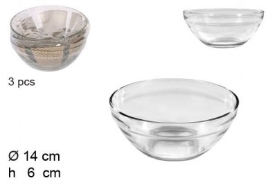 [8435509116914] BOWL DI VETRO 14CM