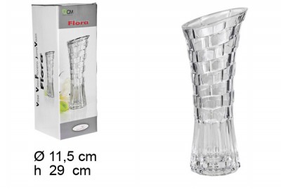 [8435509118208] VASO FIORI VETRO 30CM