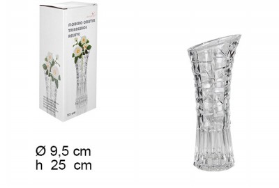[8435509118284] VASO FIORI VETRO 25CM