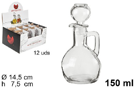[8435509118468] OLIERA CON TAPPO IN VETRO 150ML