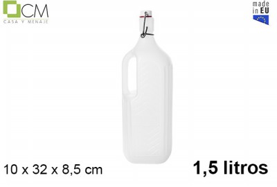 [8435509127613] BOTTIGLIA DI PLASTICA 1.5LT 10X32X8.5CM
