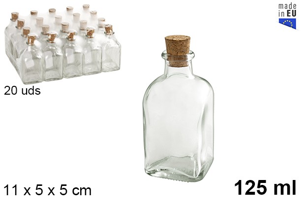 [8435509127958] BOTTIGLIA QUADR. TAPPO SUGH. 100ML