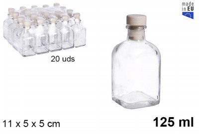 [8435509127972] BOTTIGLIA 1/8L TAPO PLASTICA