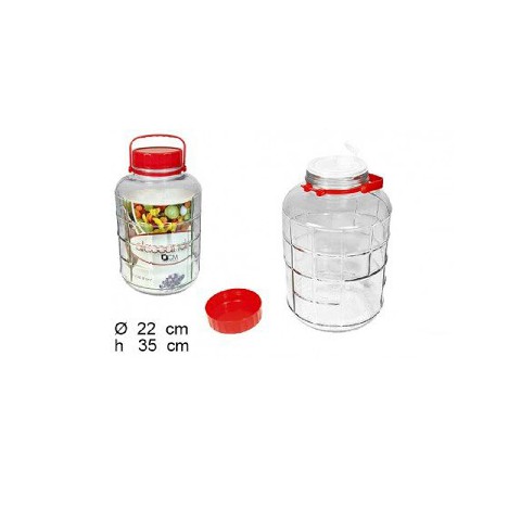 [8435509144993] BARATTOLO DI VETRO MULTIUSO 10LT