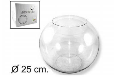 [8435509145303] BOCCIA IN VETRO PER PESCI D25CM