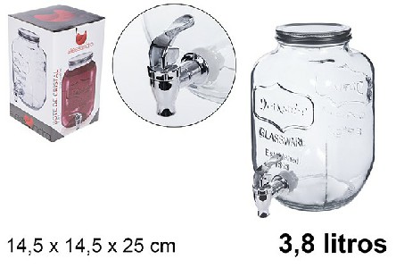 [8435509179445] BARATTOLO EROGATORE BEVANDE C/RUBINETTO