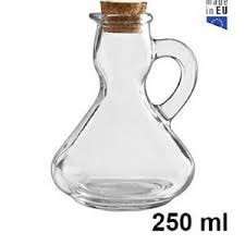 [8435509181141] OLIERA DI VETRO CON TAPPO SUGHERO 250ML