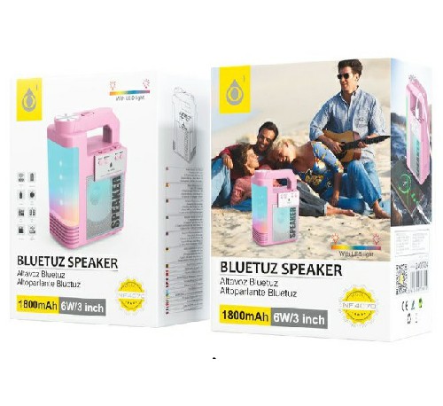 [8435606706810] ALTOPARLANTE BLUETOOTH 5.0 CON FUNZIONE ACCENDINO