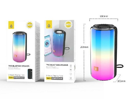 [8435606725101] ALTOPARLANTE TWS BLUETOOTH 5.3 CON LUCE LED, MANI