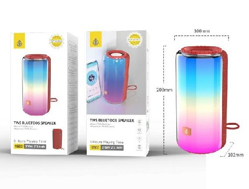 [8435606725118] ALTOPARLANTE TWS BLUETOOTH 5.3 CON LUCE LED, INGRE