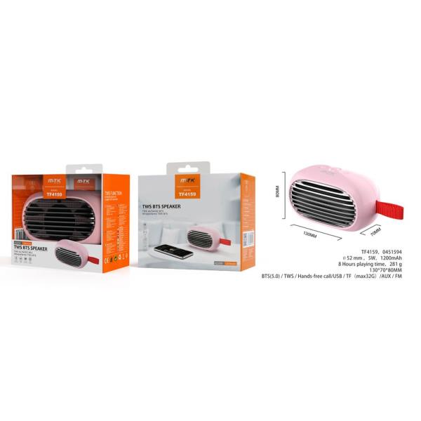 [8435606751469] ALTOPARLANTE PORTATILE BTS 5,0 ROASTER 5W, SUPPORT