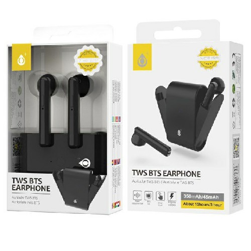 [8435606752480] CUFFIE A BORSA BLUETOOTH 5.0 TWS CON PULSANTE TOUC