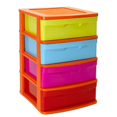 [8436552633311] CASSETTIERA 4 CASSETTI SENA MULTICOLORE