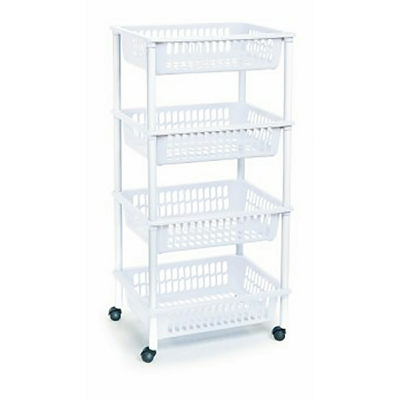 [8436552634011] CARRELLO A 4 PIANI BIANCO