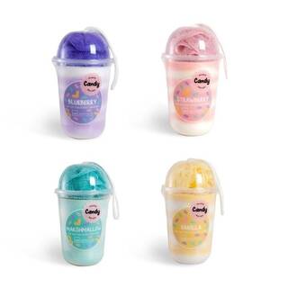 [8436591928072] IDC INSTITUTE CANDY PACK 570GR BATH SALTS+SPONGE