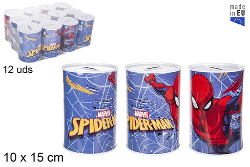 [8445255185898] SALVADANAIO SPIDEMAN IN METALLO 10*15CM