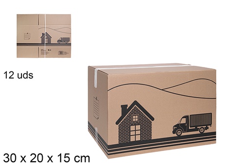 [8445255202212] SCATOLA MULTIUSO IN CARTONE 30*20*15