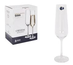 [8593410079428] SET 6 BICCHIERES DA VINO BOHEMIA 360CC