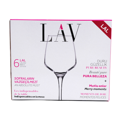 [8692952066320] SET 6 BICCHIERE DI VINO / A