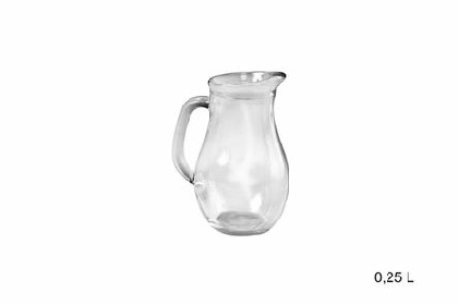 [8693357448001] CARAFFA IN VETRO TRASPARENTE 2