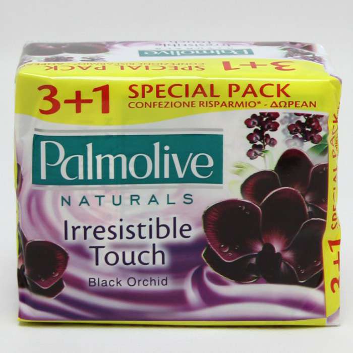 [8693495034364] PALMOLIVE SAPONE 3+1PZ BLACK ORCHIDEA