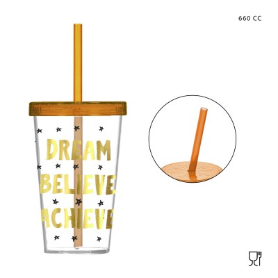 [8699038062931] BICCHIERE C/CANNUCCIA 660CC DREAM GOLD