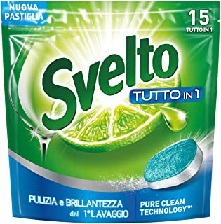 [8710447358948] SVELTO TABS 15 LAVAGGI TUTTOIN1 LIMONE