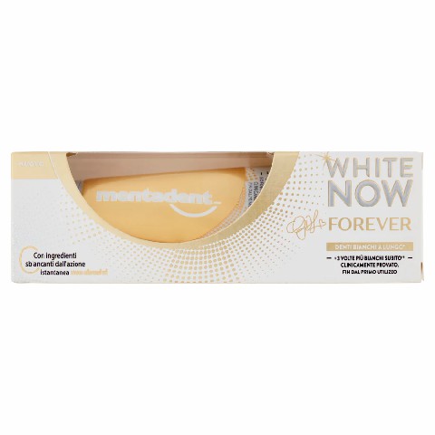 [8710847949548] MENTADENT 50ML.WHITE NOW FOREVER