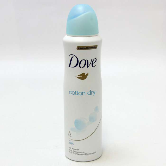 [8717163332122] DOVE DEO SPRAY 150 COTTON