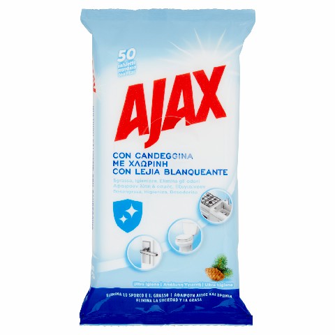[8718951384927] AJAX SALVIETTINE CANDEGGINA 50PZ
