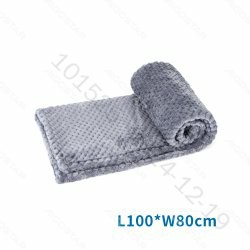 [8719138047604] COPERTA IN FLANELLA JACQUARD GRIGIO,L100*W80CM,M