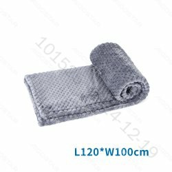 [8719138047611] COPERTA IN FLANELLA JACQUARD GRIGIO,L120*W100CM,L