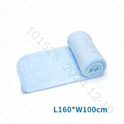 [8719138047765] COPERTA IN FLANELLA BLU,L160*W100CM,L