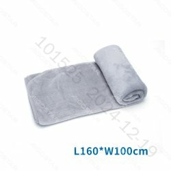 [8719138047796] COPERTA IN FLANELLA GRIGIO,L160*W100CM,L