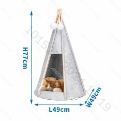 [8719138182879] TENDA PER GATTI CON STRUTTURA IN LEGNO MASSELLO