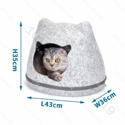 [8719138182916] CUCCIA PER GATTI A FORMA DI ORECCHIE DI GATTO