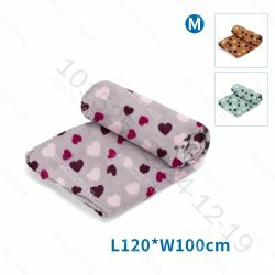[8719138187270] COPERTA CON STAMPA A CUORI 3 COLORI MISTI,L120*W10
