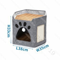 [8719138205158] CUCCIA PER GATTI COMPONIBILE CON TIRAGRAFFI