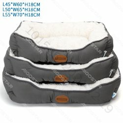 [8719138205301] SET DI 3 CUSCINI IN VELLUTO PV GRIGIO