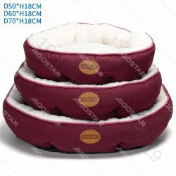 [8719138205387] SET DI 3 CUSCINI IN VELLUTO PV BORDEAUX