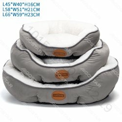 [8719138205691] SET DI 3 CUSCINI IN VELLUTO PV GRIGIO