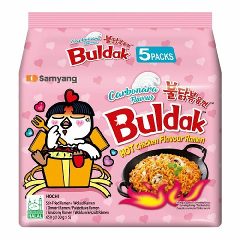 [8801073144484] RAMEN AL GUS.DI CARBONARA 5PZ