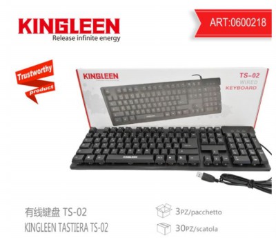 [8828006002185] KINGLEEN TASTIERA CON FILO