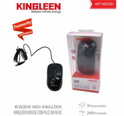 [8828006002819] KINGLEEN MOUSE CON FILO 2M
