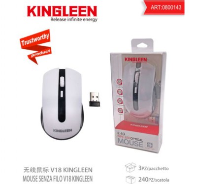 [8828008001438] KINGLEEN MOUSE SENZA FILO