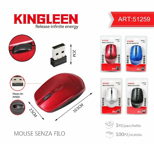 [8828009512599] MOUSE SENZA FILO